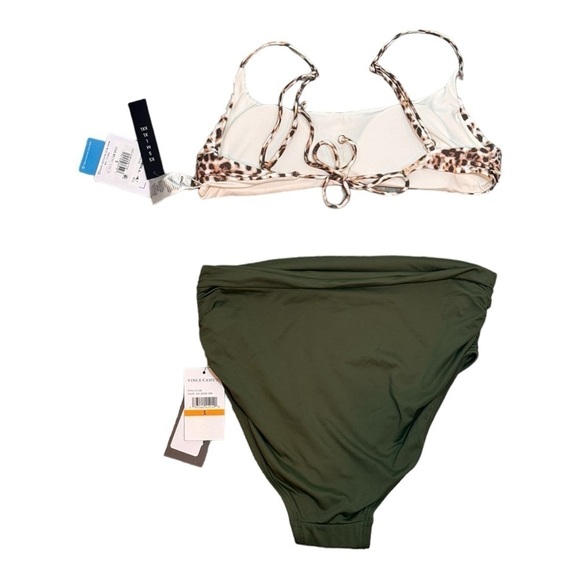 O'NEILL Leo Surfside Bralette Bikini Top, Vince Camuto High Waist Bottom NWT - Picture 7 of 9